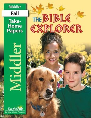 Bible Explorer Middler (Grades 3-4) Take-Home Papers   - 