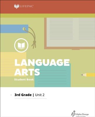 Lifepac Language Arts Grade 3 Unit 2: Building Words and Sentences   - 