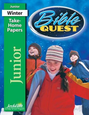 Bible Quest Junior (Grades 5-6) Take-Home Papers   - 