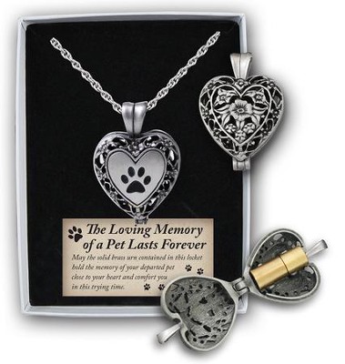 pet memorial photo locket