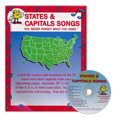 Audio Memory States & Capitals Songs Poster & CD Set    -     By: Kathy Troxel
