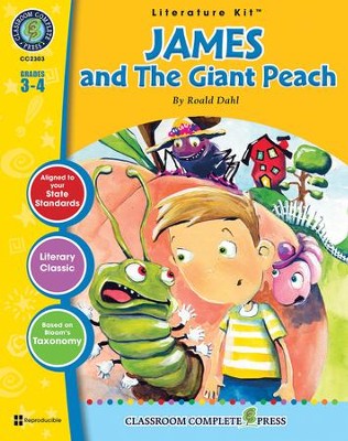 James and the Giant Peach - Literature Kit Gr. 3-4 - PDF Download  [Download] -     By: Marie-Hellen Goyetche
