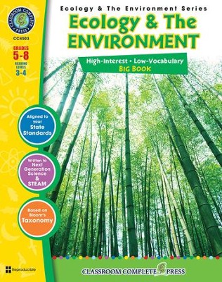Ecology & The Environment Big Book Gr. 5-8 - PDF Download  [Download] -     By: Anglea Wagner
