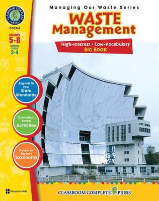 Waste Management Big Book Gr. 5-8 - PDF Download  [Download] -     By: Erika Gombats-Gasper
