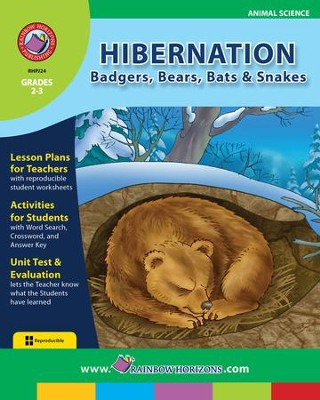 Hibernation: Badgers, Bears, Bats & Snakes Gr. 2-3 - PDF Download ...