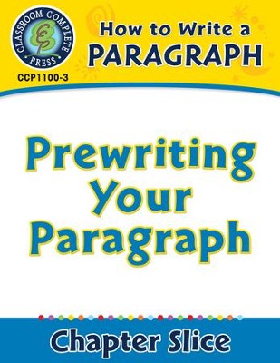 How to Write a Paragraph: Prewriting Your Paragraph - PDF Download ...