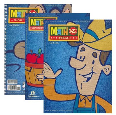 BJU Press Math K5 Kit (4th Edition)  - 