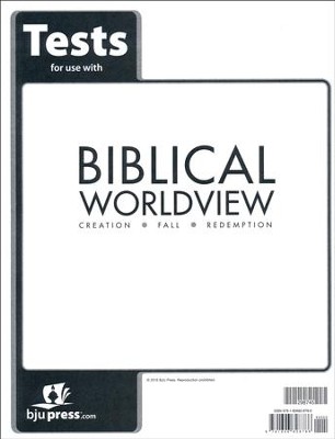 BJU Press Biblical Worldview Tests (ESV Versions)  - 