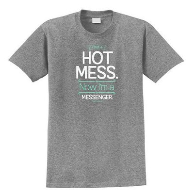 I Was A Hot Mess Shirt, Graphite, Large - Christianbook.com
