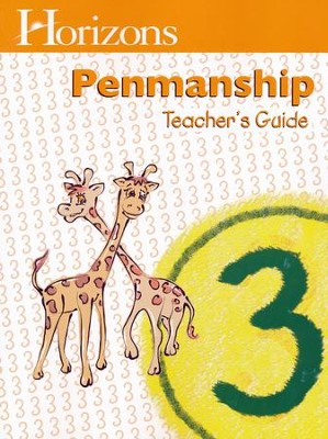 Horizons Penmanship, Grade 3, Teacher's Guide   -     By: Alpha Omega
