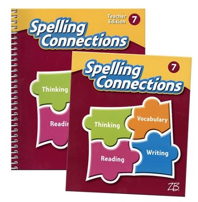 spelling connections grade editions teacher student homeschool bloser zaner bundle edition christianbook sample