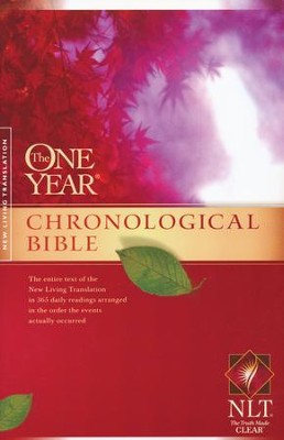 The NLT One Year Chronological Bible - softcover  - 