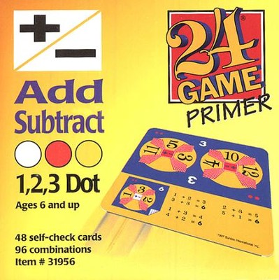 24 Game: Addition & Subtraction (48 Cards)  - 