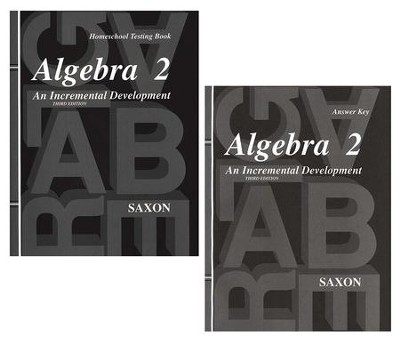 Saxon Algebra 2 Answer Key & Tests, 3rd Edition    - 