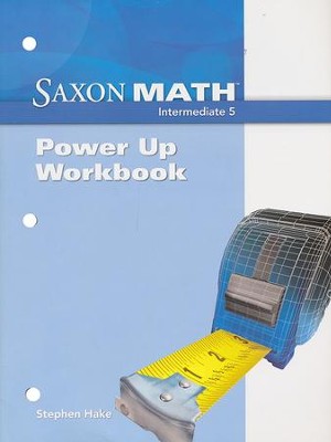 Saxon Math Intermediate 5 Power Up Workbook   - 