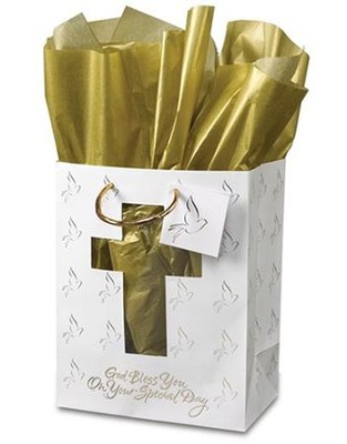 Medium Gold on Gold Gift Bag