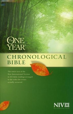 NIV One Year Chronological Bible, Paperback  - 