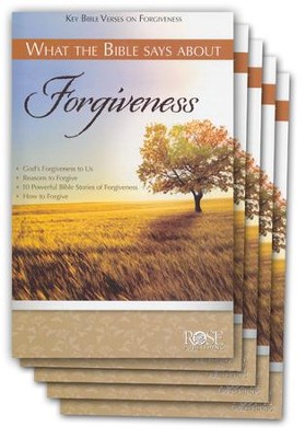 What the Bible Says About Forgiveness Pamphlet - 5 Pack  - 