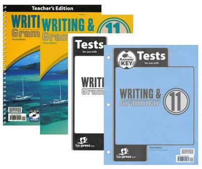 BJU Press Writing & Grammar Grade 11, Third Edition   - 