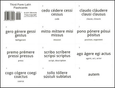 Third Form Latin, Flashcards: Cheryl Rowe: 9781615381432 ...