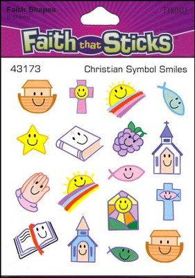 Stickers: Christian Symbol Smiles: 9781414392561 - Christianbook.com