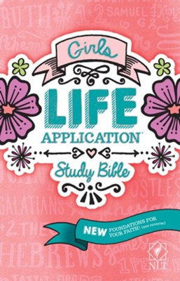 NLT Girls Life Application Study Bible, Softcover  - 