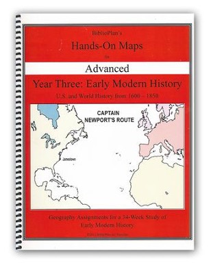 BiblioPlan's Hands-On Maps for Advanced: Early Modern History, Grades 8-12  - 