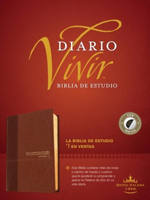 Biblia de estudio del diario vivir RVR60, DuoTono, Soft Imitation Leather, Tan, With thumb index  -     By: Tyndale

