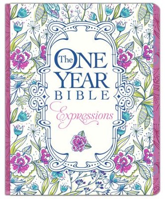 NLT One-Year Expressions Bible, hardcover   - 