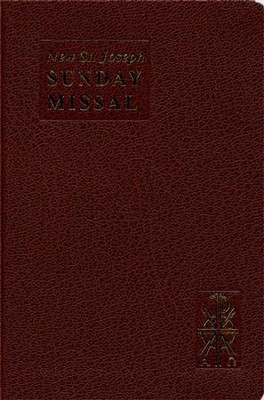 New St. Joseph Sunday Missal, Complete Edition   Imitation Leather, Brown    - 