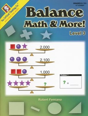 Balance Math & More, Level 3 (Grades 6-12+)   -     By: Robert Femiano
