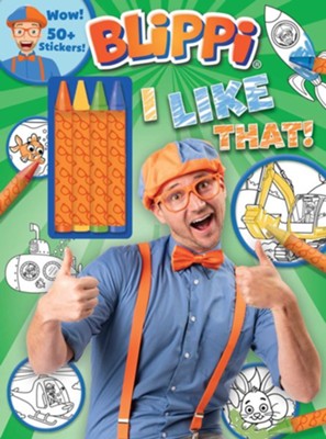 Download Blippi: I Like That! Coloring Book With Crayons: 9780794445379 - Christianbook.com