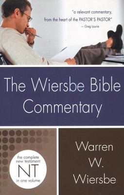 Wiersbe Bible Commentary NT  -     By: Warren W. Wiersbe

