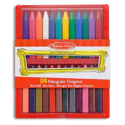Melissa & Doug Jumbo Triangular Crayons - 10 Piece