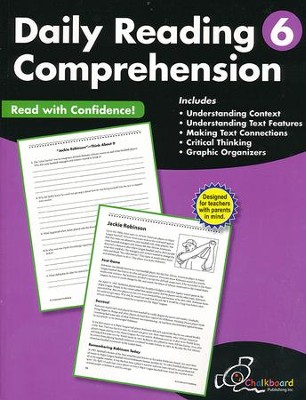 Daily Reading Comprehension Workbook, Grade 6: 9781634459839 ...