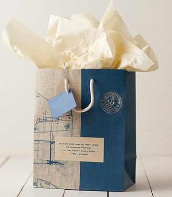 Noble Blueprint Gift Bag, Medium  - 