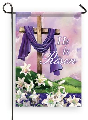 He Is Risen, Small Flag: Gina Jane - Christianbook.com