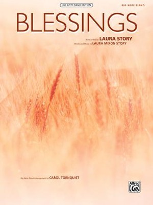 Blessings (Big Note/Late Elementary Piano)   - 