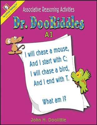 Dr. DooRiddles Associative Reasoning Activities Grades K-3 Ability Book A1  -     By: John H. Doolittle
