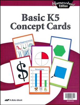 Abeka Homeschool Basic K5 Concept Cards   - 