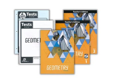 BJU Press Geometry Grade 10 Homeschool Kit, Fourth Edition  - 