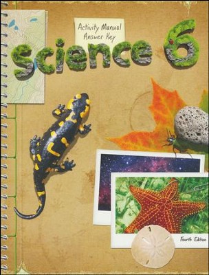BJU Press Science Grade 6 Student Activities Key (4th Edition)  - 