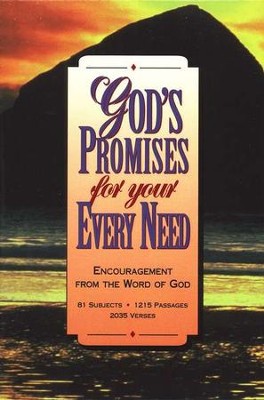 God's Promises for Your Every Need, Bonded leather burgundy - KJV  -     By: A.L. Gill
