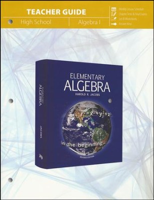 Elementary Algebra Teacher Guide  -     By: Harold Jacobs
