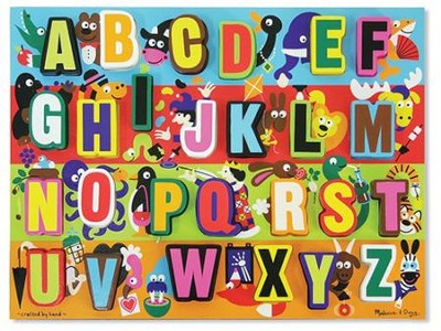 Melissa and Doug Jumbo Wooden Chunky Puzzle 12 X 16 Inches Numbers for sale online 