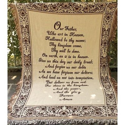 Custom Made The Lord's Prayer Blanket by Prospersouscovering