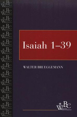 Westminster Bible Companion: Isaiah 1-39   -     By: Walter Brueggemann
