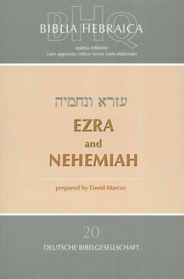 Biblia Hebraica Quinta: Ezra & Nehemiah   -     Edited By: D. Marcos, A. Shenker, Y. Goldman, G.J. Norton
    By: D. Marcos, A. Shenker, Y. Goldman & G.J. Norton, eds.
