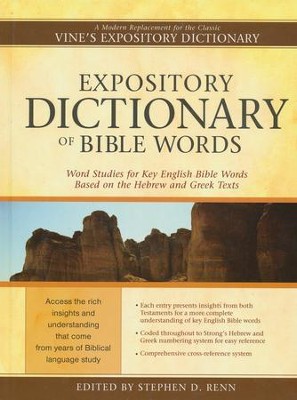 Expository Dictionary of Bible Words   -     Edited By: Stephen D. Renn
    By: Stephen D. Renn, ed.

