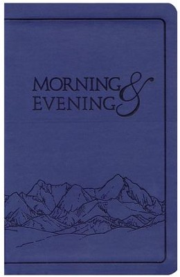 Morning and Evening, NIV Edition, soft leather look,    - Blue  -     By: Charles H. Spurgeon
